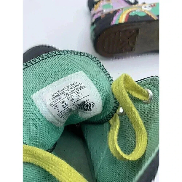 Converse Notebook Print Chuck Taylor All Star Hi Top Sneakers Youth size 3 - Picture 8 of 8